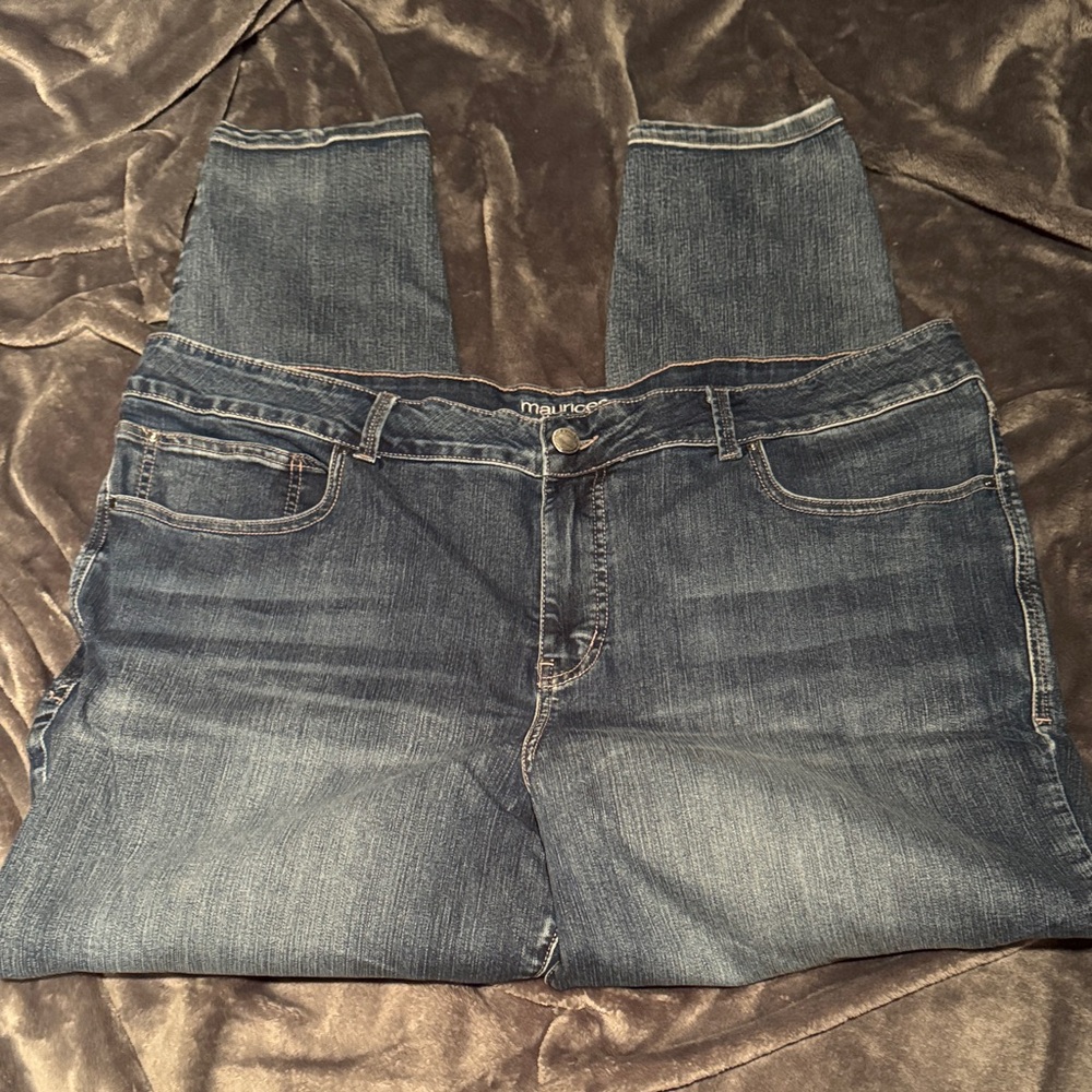 Maurices Women's Dark Blue Skinny Jeans